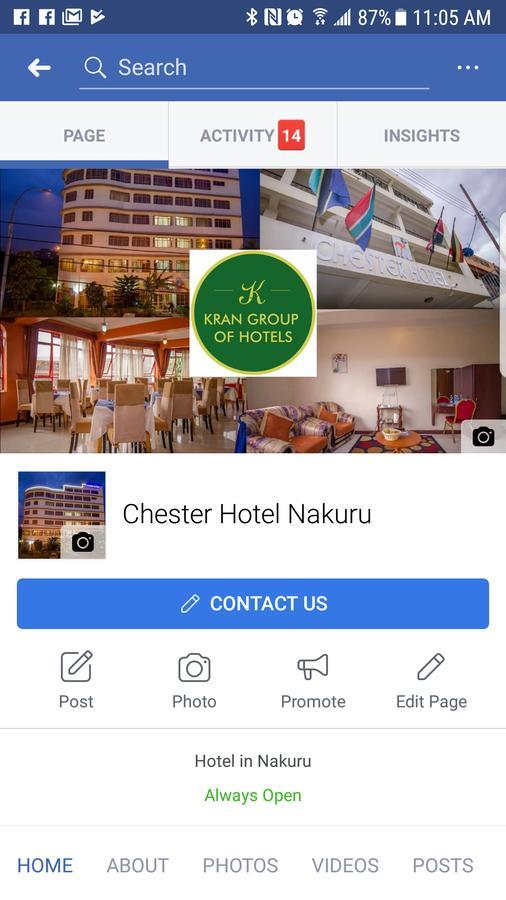 Chester Hotel Nakuru Exterior photo